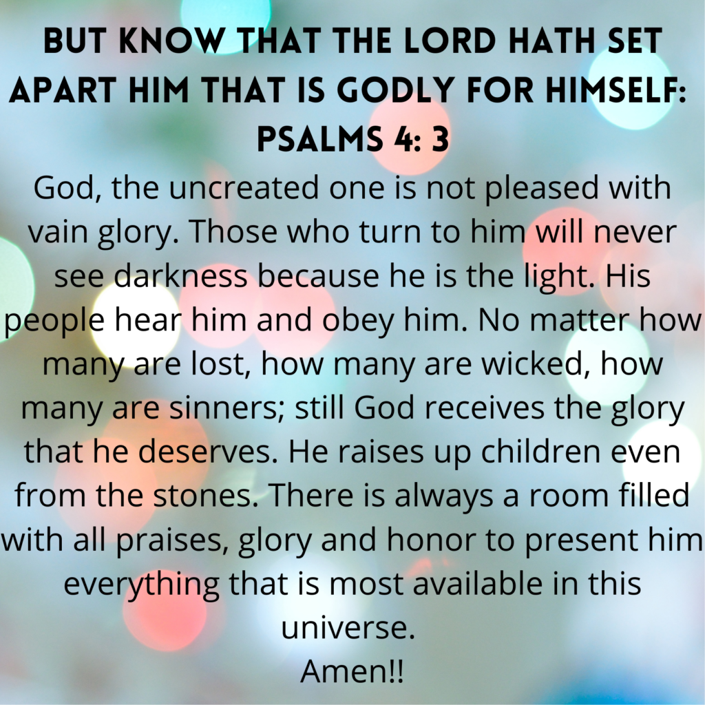 Psalms 4 3