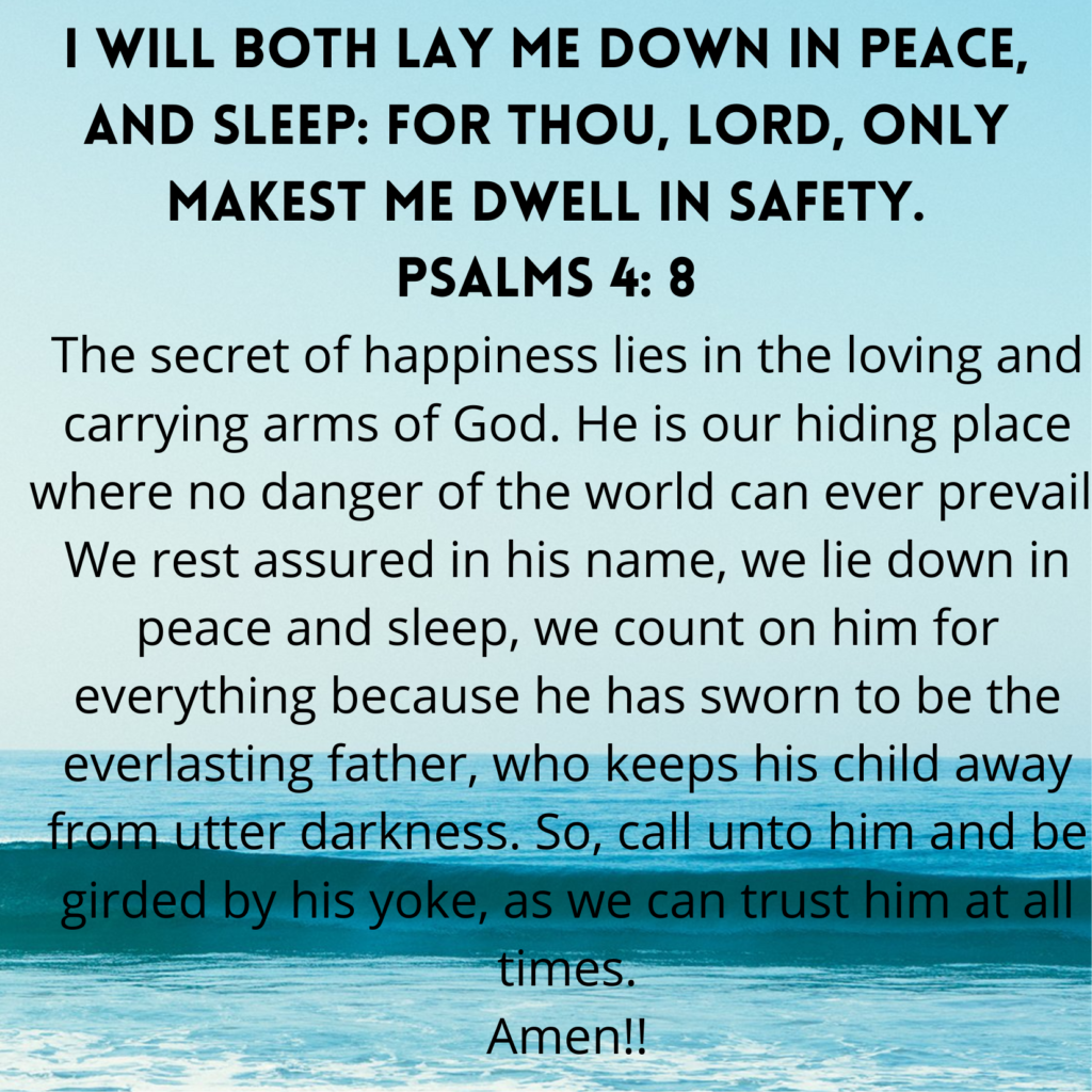 Psalms 4 8 1