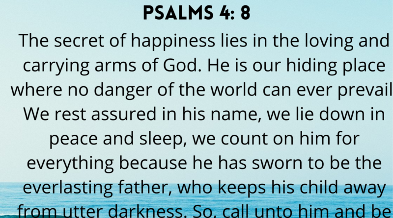 Psalms 4 8 1