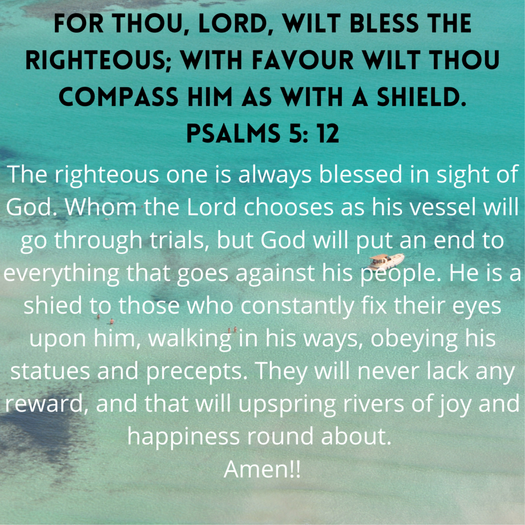 Psalms 5 12