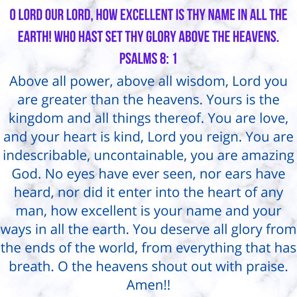 Psalms 8 1