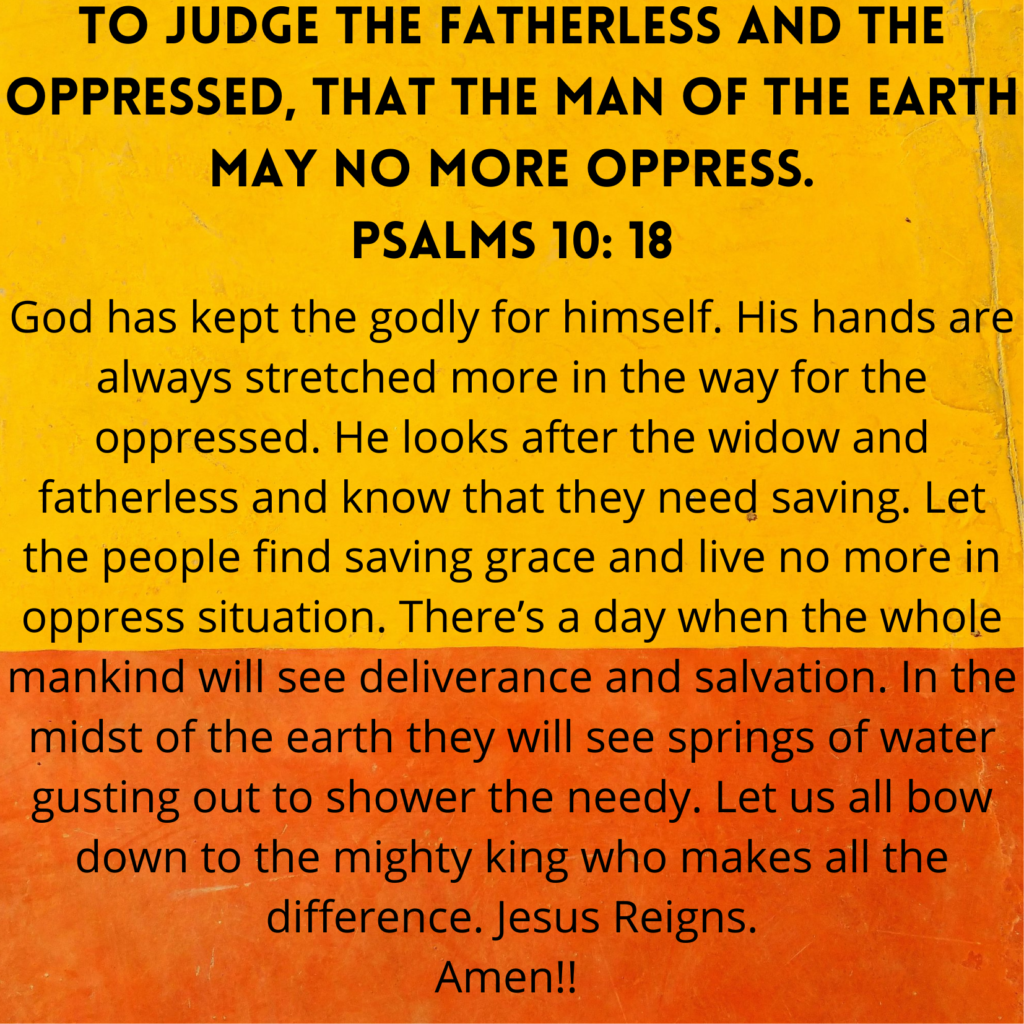 Psalms 10 18